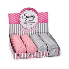 Rullemålebånd prikkede